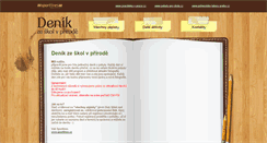 Desktop Screenshot of deniky.pobyty-pro-skoly.cz
